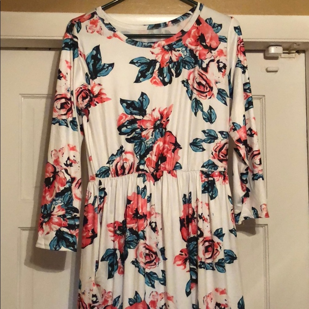 Long sleeve maxi dress